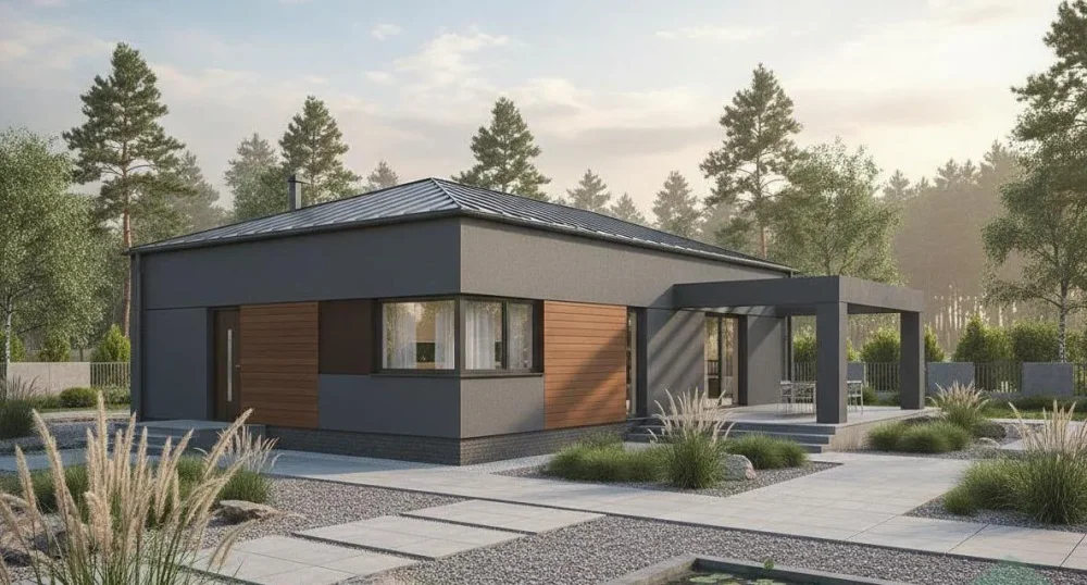 Проект Одноэтажный дом 12 на 20, 210 м2