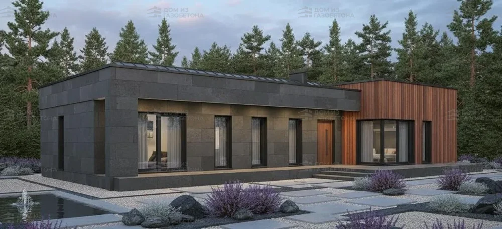 Проект Одноэтажный дом 20 на 18, 158 м2