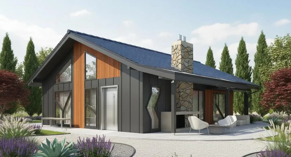 Проект Одноэтажный дом 18 на 14, 137 м2