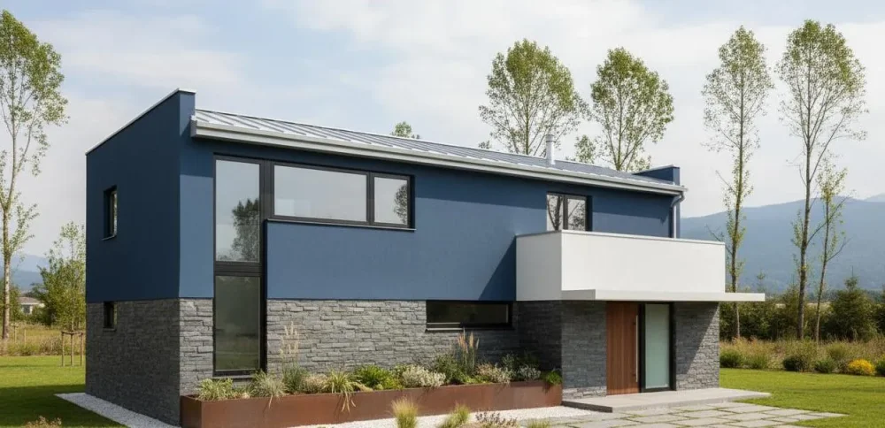 Проект Двухэтажный дом 13 на 11, 158 м2