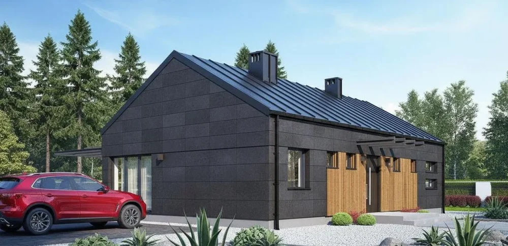 Проект Одноэтажный дом 9 на 18, 116 м2