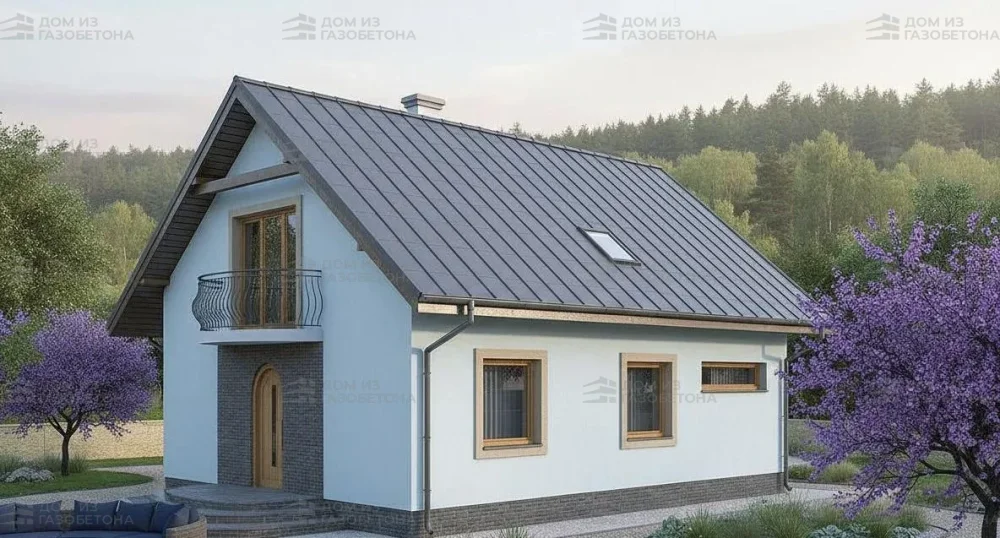 Проект Двухэтажный дом 8 на 9, 88 м2