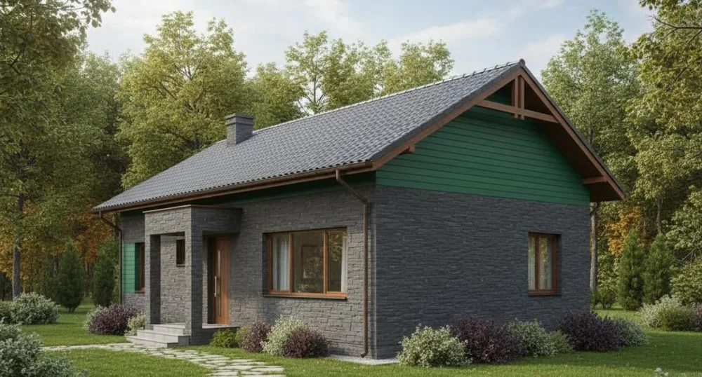 Проект Одноэтажный дом 9 на 15, 100 м2