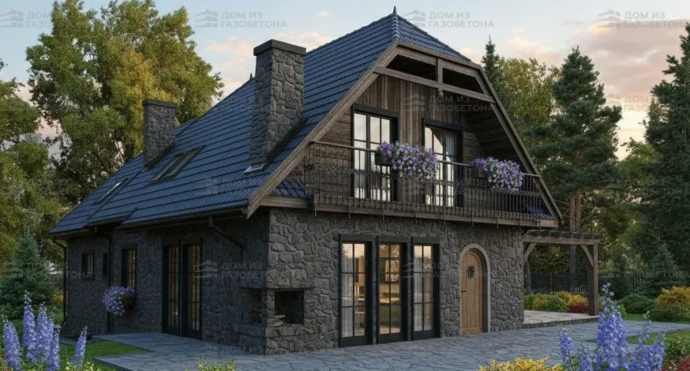 Проект Двухэтажный дом 15 на 9, 170 м2