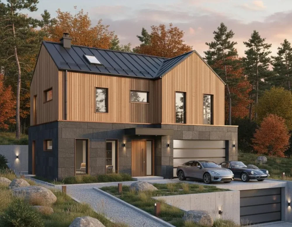 Проект Двухэтажный дом 12 на 14, 232 м2